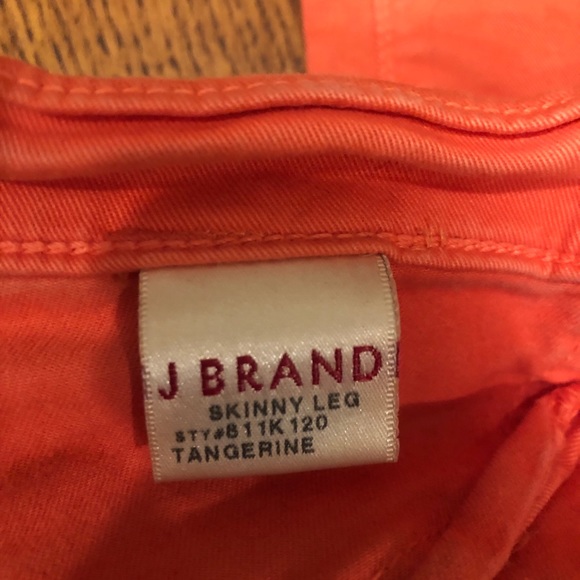 J BRAND tangerine skinny jeans - Picture 4 of 6